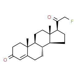 ChemSpider 2D Image | 21-Fluoroprogesterone | C21H29FO2