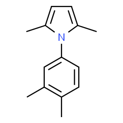 ChemSpider 2D Image | 1-(3,4-Dimethylphenyl)-2,5-dimethyl-1H-pyrrole | C14H17N