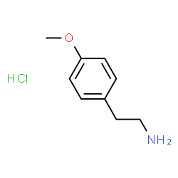 ChemSpider 2D Image | 4-Methoxyphenylethylamine HCl | C9H14ClNO