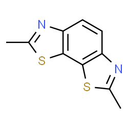 ChemSpider 2D Image | 2,7-Dimethyl[1,3]thiazolo[4,5-g][1,3]benzothiazole | C10H8N2S2