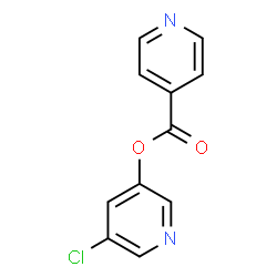 ChemSpider 2D Image | 5-Chloro-3-pyridinyl isonicotinate | C11H7ClN2O2