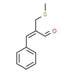 ChemSpider 2D Image | (2E)-2-(methylthiomethyl)-3-phenyl-2-propenal | C11H12OS
