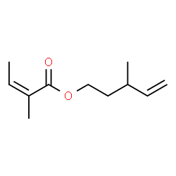 ChemSpider 2D Image | 3-Methyl-4-penten-1-yl (2Z)-2-methyl-2-butenoate | C11H18O2