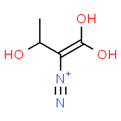ChemSpider 2D Image | 1,1,3-Trihydroxy-1-butene-2-diazonium | C4H7N2O3