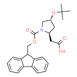 ChemSpider 2D Image | Fmoc-beta-Homohyp(tBu)-OH | C25H29NO5