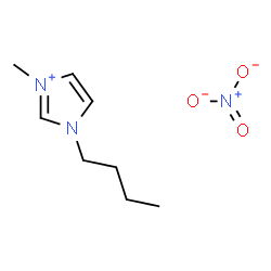 ChemSpider 2D Image | 1-Butyl-3-methylimidazolium nitrate | C8H15N3O3