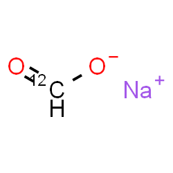 ChemSpider 2D Image | Sodium (~12~C)formate | 12CHNaO2