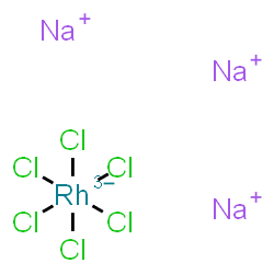 ChemSpider 2D Image | Rhodium sodium chloride | Cl6Na3Rh