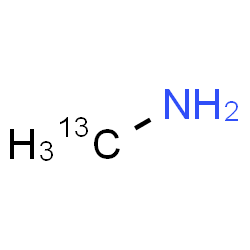 ChemSpider 2D Image | (~13~C)Methanamine | 13CH5N