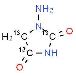 ChemSpider 2D Image | AHD-13C3 | 13C3H5N3O2