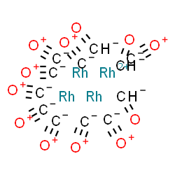 ChemSpider 2D Image | carbon monoxide;methanone;rhodium;rhodium(2+) | C12H3O12Rh4