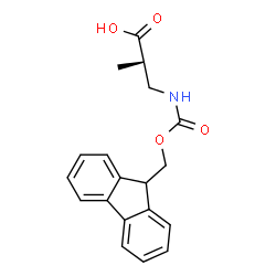 ChemSpider 2D Image | (S)-Fmoc-beta2-Homoala-OH | C19H19NO4