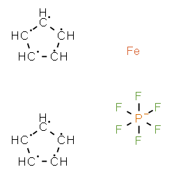 ChemSpider 2D Image | cyclopentane;iron;hexafluorophosphate | C10H10F6FeP