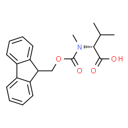 ChemSpider 2D Image | Fmoc-N-methyl-D-valine | C21H23NO4