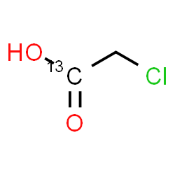 ChemSpider 2D Image | Chloro(1-~13~C)acetic acid | C13CH3ClO2