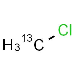 ChemSpider 2D Image | CHLOROMETHANE (13C) | 13CH3Cl