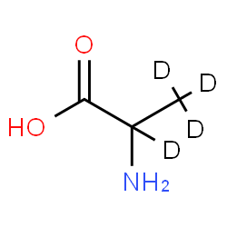 ChemSpider 2D Image | DL-Alanine-2,3,3,3-d4 | C3H3D4NO2