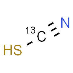 ChemSpider 2D Image | (~13~C)Thiocyanic acid | 13CHNS