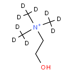 ChemSpider 2D Image | 2-Hydroxy-N,N,N-tris[(~2~H_3_)methyl]ethanaminium | C5H5D9NO