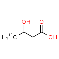 ChemSpider 2D Image | 3-Hydroxy(4-~13~C)butanoic acid | C313CH8O3