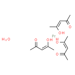 ChemSpider 2D Image | (3Z)-4-Hydroxy-3-penten-2-one - praseodymium hydrate (3:1:1) | C15H26O7Pr