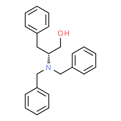 ChemSpider 2D Image | (2R)-2-(Dibenzylamino)-3-phenyl-1-propanol | C23H25NO