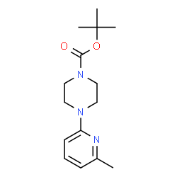 ChemSpider 2D Image | 4-Boc-1-(6-methyl-2-pyridyl)piperazine | C15H23N3O2
