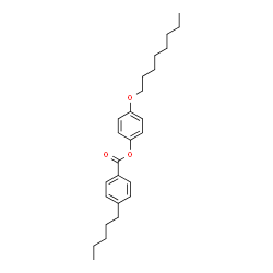 ChemSpider 2D Image | 4-(Octyloxy)phenyl 4-pentylbenzoate | C26H36O3