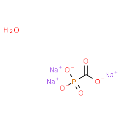 ChemSpider 2D Image | Foscarnet sodium hydrate | CH2Na3O6P