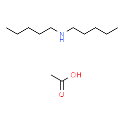 ChemSpider 2D Image | Dipentylamine acetate | C12H27NO2