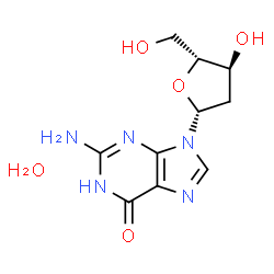 ChemSpider 2D Image | 2(acute)-Deoxyguanosine | C10H15N5O5