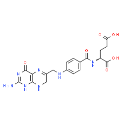 ChemSpider 2D Image | D-Dihydrofolic acid | C19H21N7O6