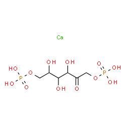 ChemSpider 2D Image | 1,6-Di-O-phosphonohex-2-ulose - calcium (1:1) | C6H14CaO12P2