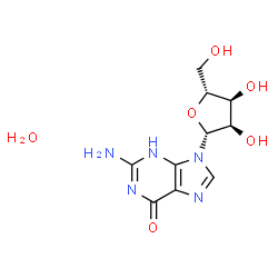 ChemSpider 2D Image | Guanosine Hydrate | C10H15N5O6