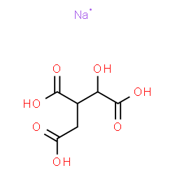 ChemSpider 2D Image | Pentaric acid, 3-carboxy-2,3-dideoxy-, sodium salt (1:1) | C6H8NaO7