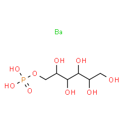 ChemSpider 2D Image | 1-O-Phosphonohexitol - barium (1:1) | C6H15BaO9P
