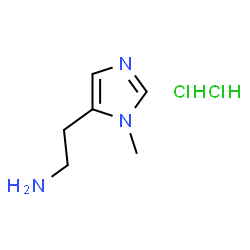 ChemSpider 2D Image | 3-Methylhistamine dihydrochloride | C6H13Cl2N3