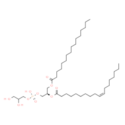 ChemSpider 2D Image | (19R)-22,25,26-Trihydroxy-22-oxido-16-oxo-17,21,23-trioxa-22lambda~5~-phosphahexacosan-19-yl (10Z)-10-octadecenoate | C40H77O10P