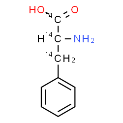 ChemSpider 2D Image | (alpha,beta-~14~C_3_)Phenylalanine | C614C3H11NO2