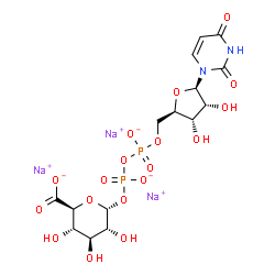ChemSpider 2D Image | UDPGA | C15H19N2Na3O18P2