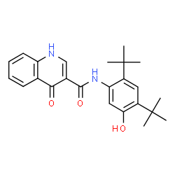 ChemSpider 2D Image | Ivacaftor | C24H28N2O3