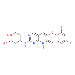 ChemSpider 2D Image | Pamapimod | C19H20F2N4O4