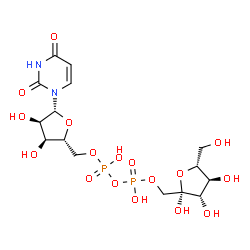 ChemSpider 2D Image | [(2R,3S,4R,5R)-5-(2,4-dioxo-3,4-dihydropyrimidin-1(2H)-yl)-3,4-dihydroxytetrahydrofuran-2-yl]methyl [(2R,3S,4S,5R)-2,3,4-trihydroxy-5-(hydroxymethyl)tetrahydrofuran-2-yl]methyl dihydrogen diphosphate (non-preferred name) | C15H24N2O17P2