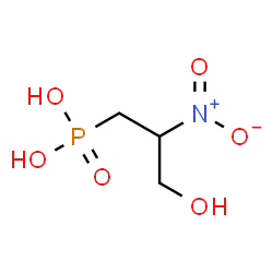 ChemSpider 2D Image | (3-Hydroxy-2-nitropropyl)phosphonic acid | C3H8NO6P