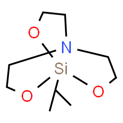 ChemSpider 2D Image | 1-Isopropyl-2,8,9-trioxa-5-aza-1-silabicyclo[3.3.3]undecane | C9H19NO3Si