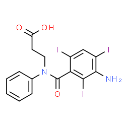 ChemSpider 2D Image | Iobenzamic Acid | C16H13I3N2O3