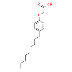 ChemSpider 2D Image | Nonylphenoxyacetic acid | C17H26O3