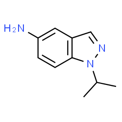 ChemSpider 2D Image | 1-Isopropyl-1H-indazol-5-amine | C10H13N3