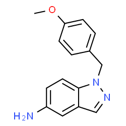 ChemSpider 2D Image | 1-(4-Methoxybenzyl)-1H-indazol-5-amine | C15H15N3O
