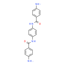 ChemSpider 2D Image | N,N'-1,4-Phenylenebis(4-aminobenzamide) | C20H18N4O2